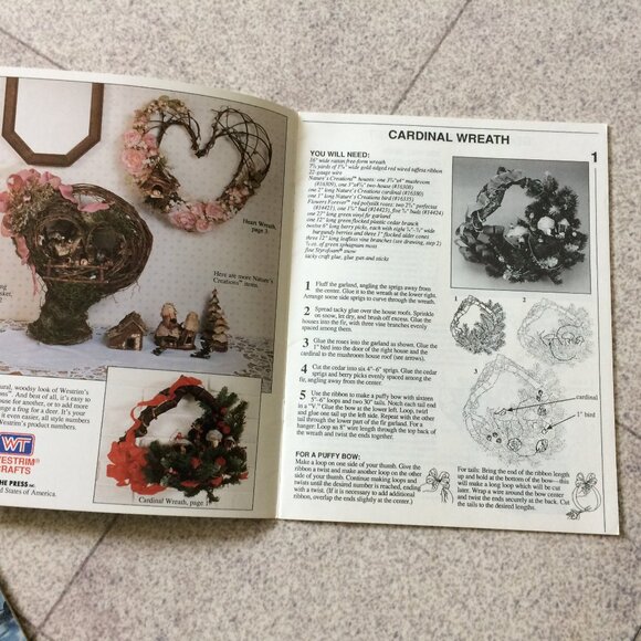 Dried Flower Creations Wreaths Arrangements Craft Booklets & Roses - Picture 11 of 14